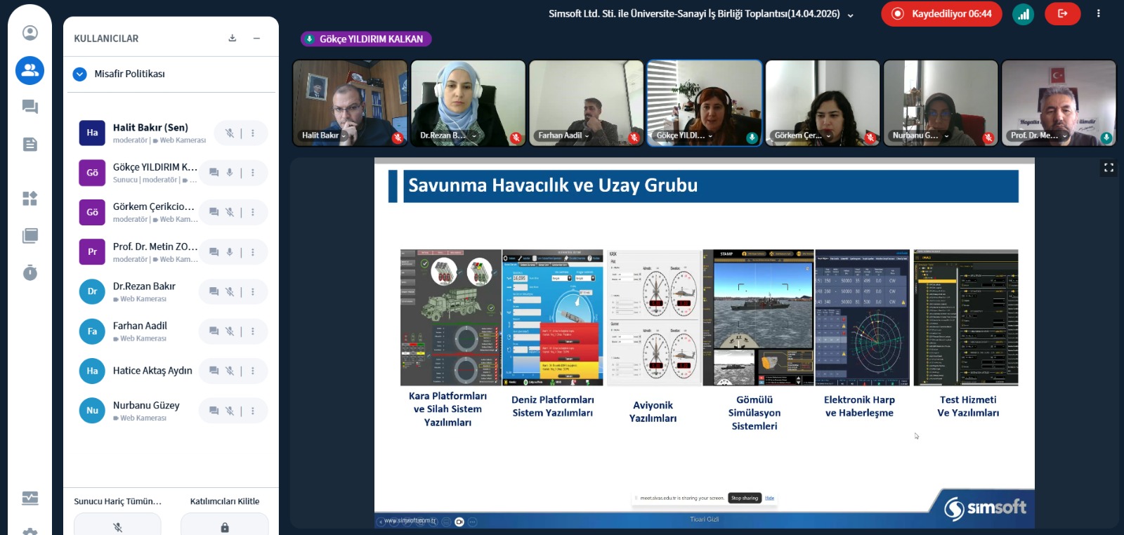 SBTÜ ve Simsoft Arasında Bilimsel Proje İş Birliği: Müfredat ve Stajda Yeni Dönem